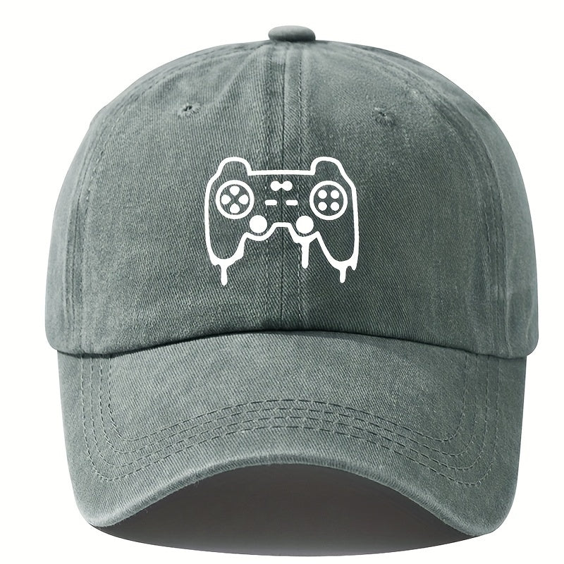 Game Console Printed Baseball Cap Vintage Dad Hat