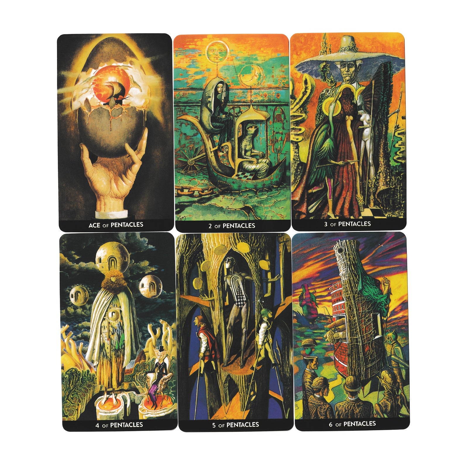 78pcs Surrealist Tarot English Tarot For Christmas Halloween Party