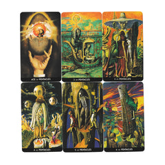 78pcs Surrealist Tarot English Tarot For Christmas Halloween Party