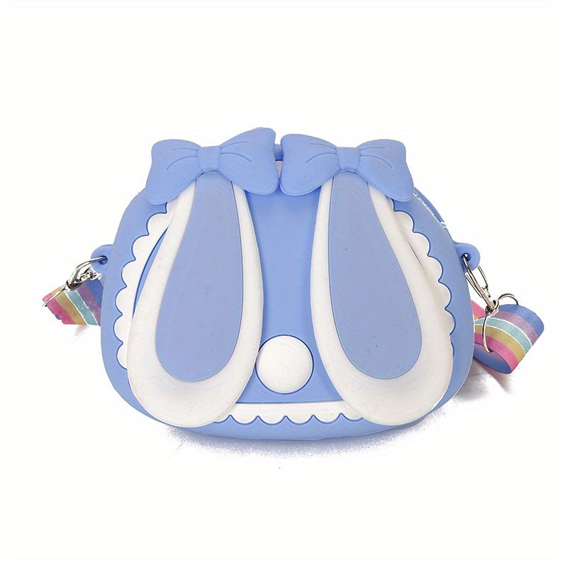 Rabbit Shape Silicone Crossbody Bag for Girls