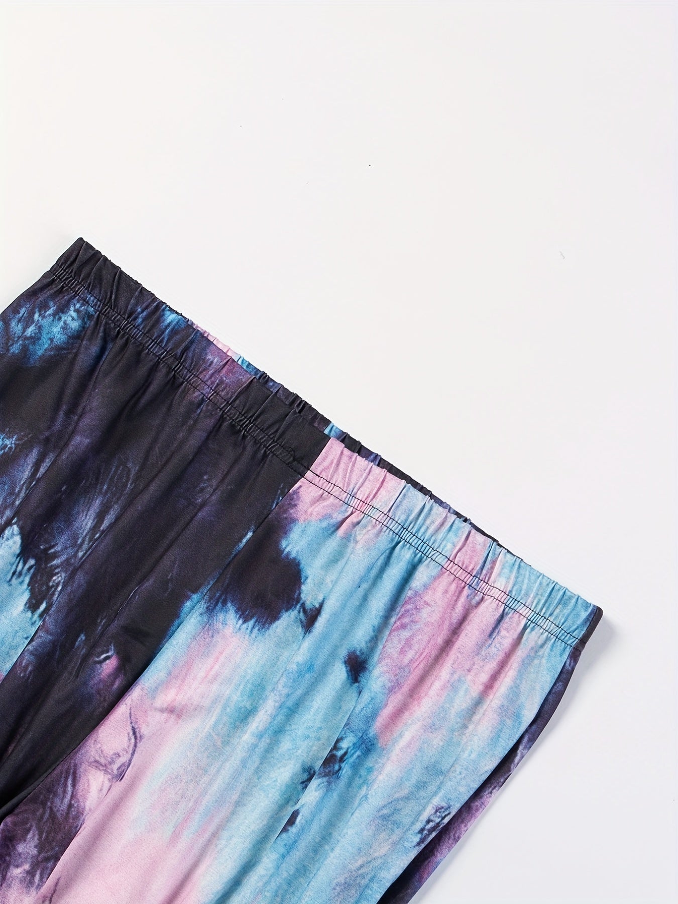 Tie Dye V Neck Tee & Pants Set