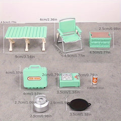 Dollhouse Outdoor Camping Set DIY Accessory Mod