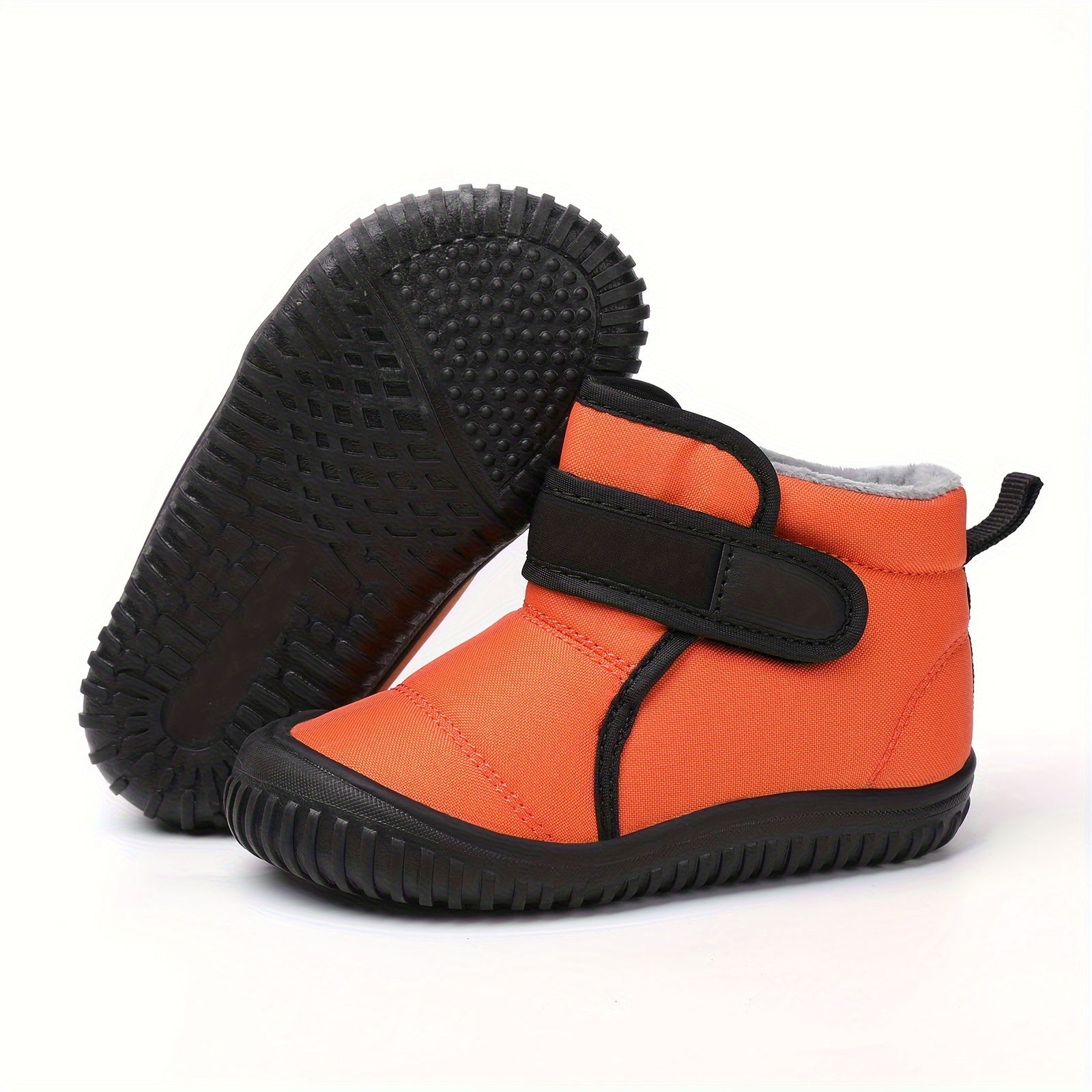 Girl's Warm Snow Boots Cozy Fleece Lined Non-slip Ankle Boots