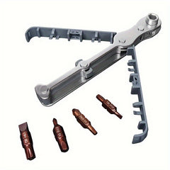 Portable Bidirectional Ratchet Screwdriver Wrench