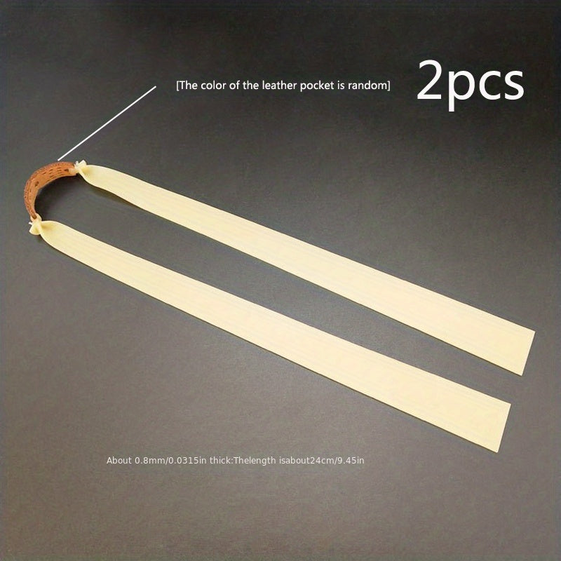 2pcs 0.8mm Pro Slingshot Bands - Upgrade Your Outdoor Sport