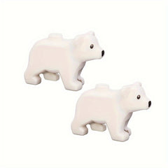 Zoo Animals Building Blocks Panda Brown & Bear Toy
