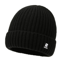 Winter Thickened Knitted Beanie Hat Ski Hat Ear Protection Warm Hat