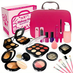 22pcs Pretend Play Makeup Set for Girls Role Playing Gift for Birthday or Easter