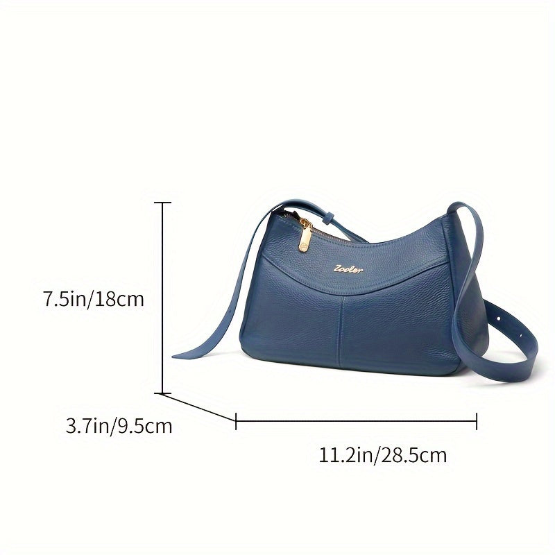 Top Layer Cowhide Crossbody Bag Middle-aged Single Shoulder Bag Women's Mom Bag