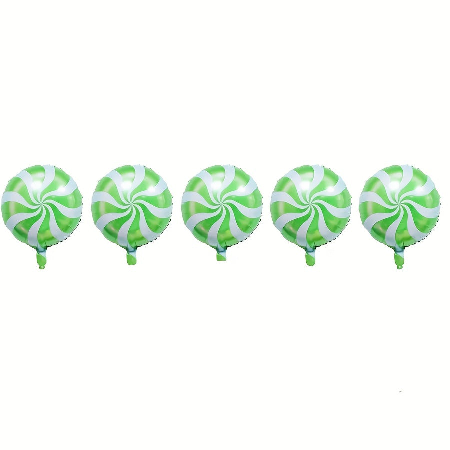 Christmas Candy Windmill Cane Balloon Set