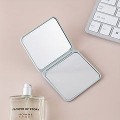 Compact Folding Makeup Mirror Small Square Travel Portable Cosmetic Mirror