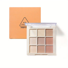 Matte 9 Eyeshadow Palette Nude Makeup Palette for Stage & Parties