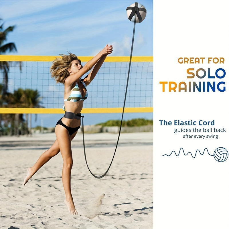 Adjustable Volleyball Spike Trainer Set Improve Serving Jumping Arm Swing