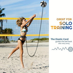 Adjustable Volleyball Spike Trainer Set Improve Serving Jumping Arm Swing