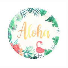 Tropical Flamingo Party Supplies Set for Birthdays & Celebrations