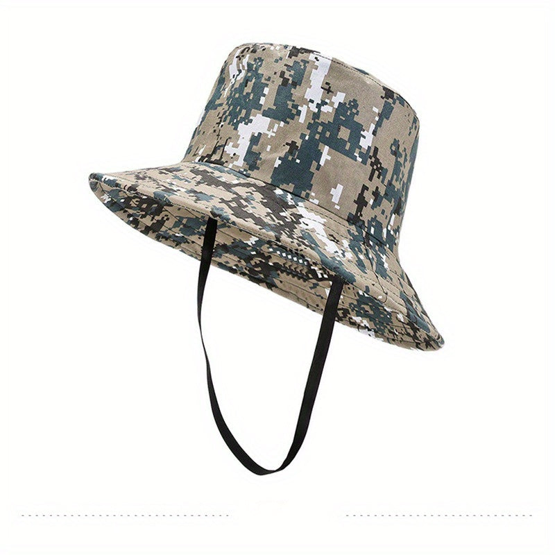 Men's Outdoor Fishing Sunshade Camo Fisherman Hat