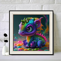 Dragon Baby Diamond Painting Tools - 5D DIY Round Full Diamond Kit