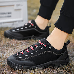 Men's Outdoor Lace Up Hiking Shoes Wear-Resistant Non-Slip