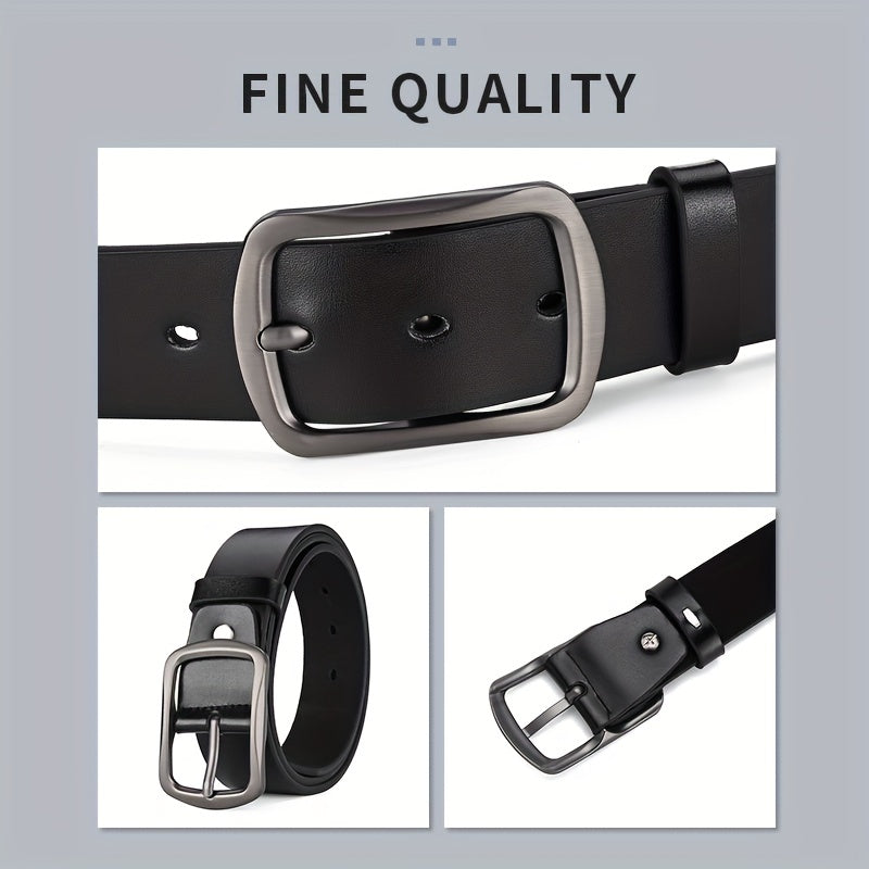 Men's Casual PU Leather Belt for Pants Jeans