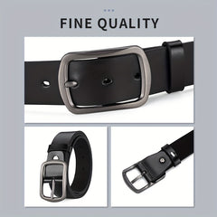 Men's Casual PU Leather Belt for Pants Jeans