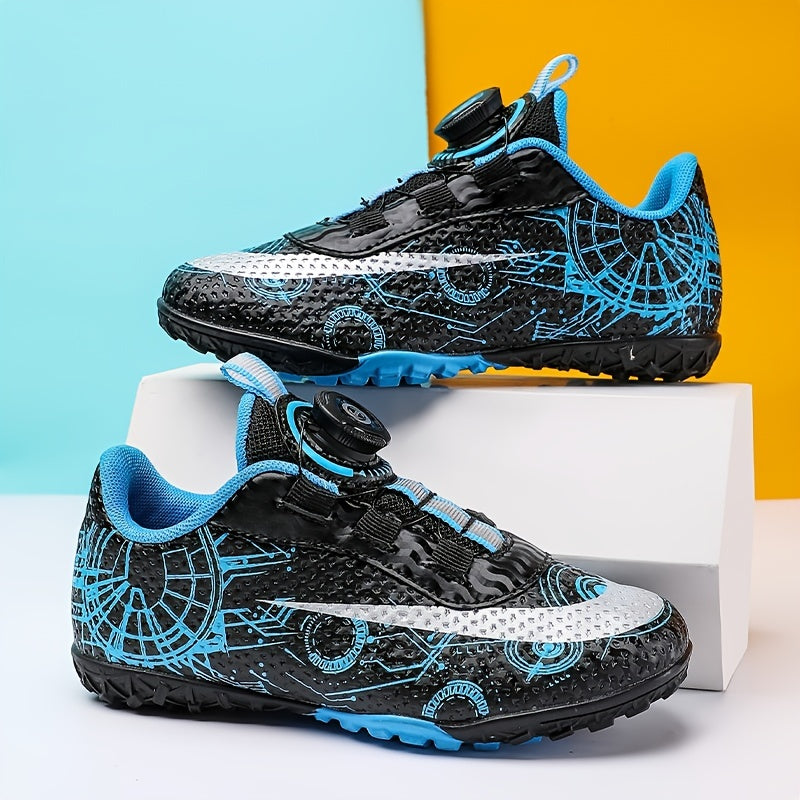 Boys TF Soccer Cleats Lightweight Athletic Shoes