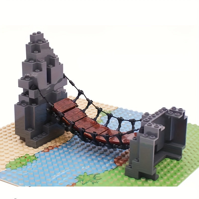 DIY Building Blocks Set Mountain Jungle & Forest Scenes with Accessories Kit