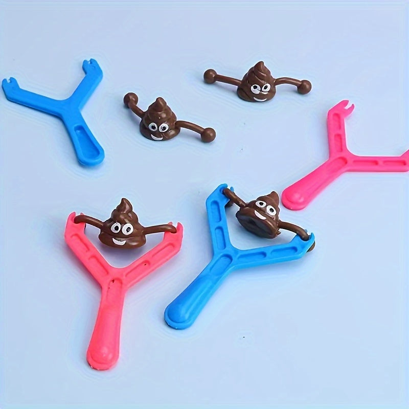 Outdoor Game Slingshot Set with Poo Soft Bullets