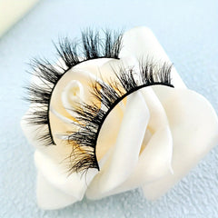 10mm Mink Lashes Daily Wear Fluffy Natural False Eyelashes Wispy Strip Lash