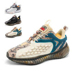 Men's Breathable Mesh Running Shoes Casual Walking Sneakers Comfortable