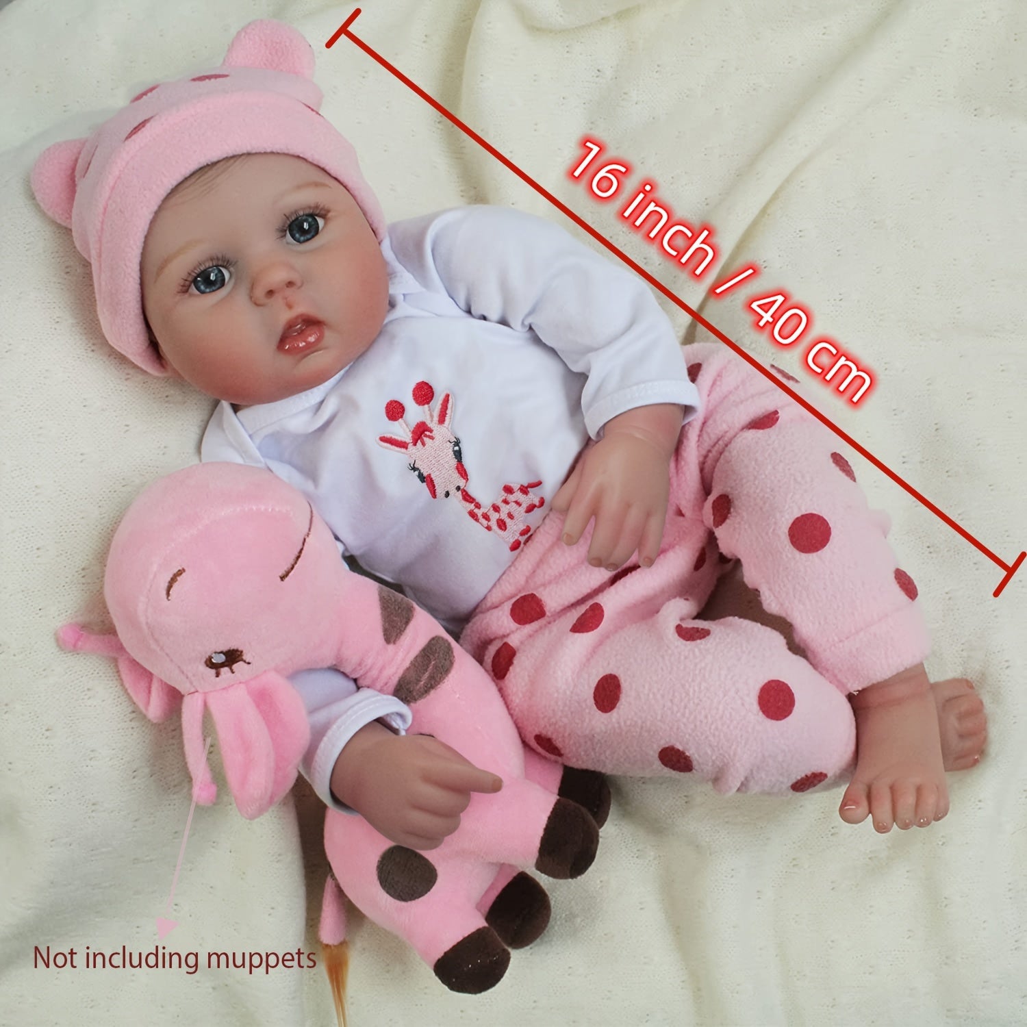 40 64 Cm Reborn Doll Lifelike Soft Vinyl Dolls Gift