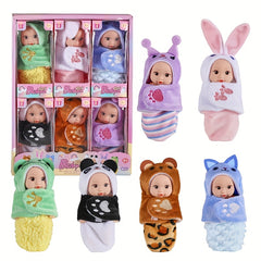 6pcs Fairy Princess Doll Set with Pajamas - Great Gift for Birthday, Easter