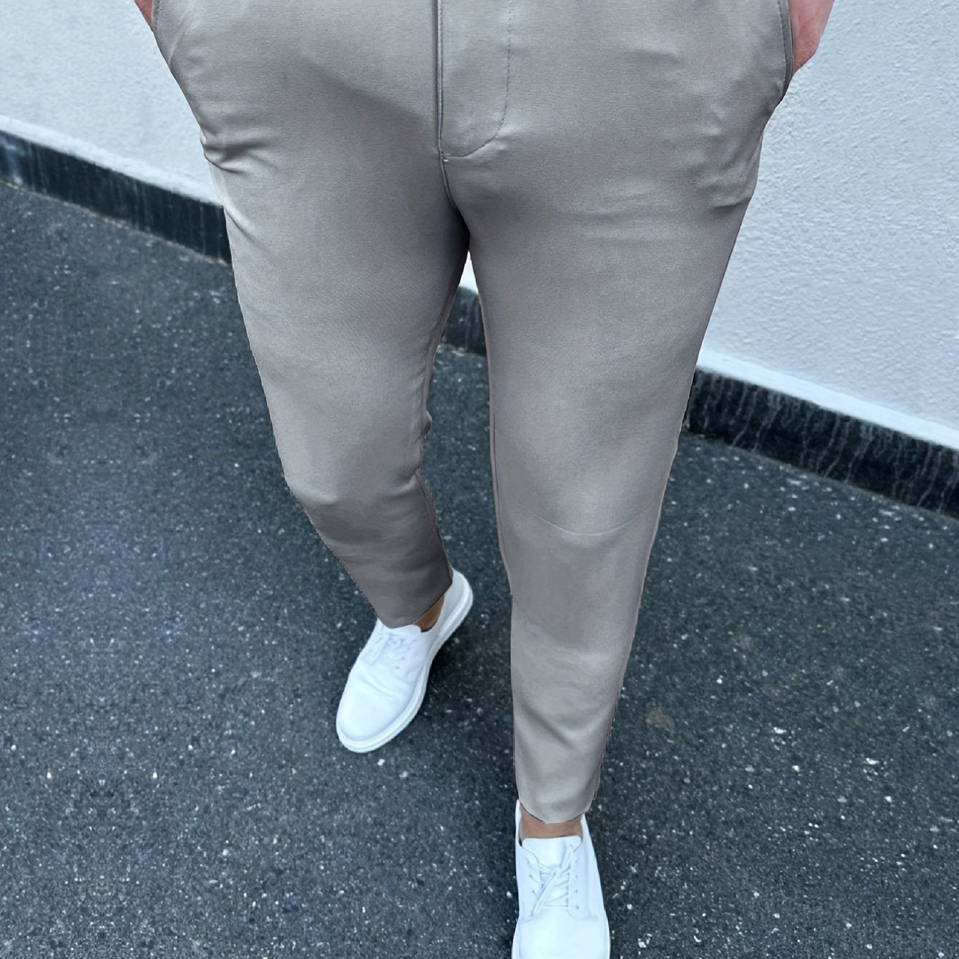 Men's Classic Formal Stretch Dress Pants for Business Dinner