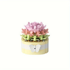 Succulent Cactus Building Blocks Bouquet Puzzle Toy