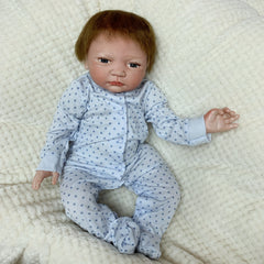 Soft Vinyl&Cloth Body Reborn Dolls w/ Rooted Hair Painted Reborn Dolls