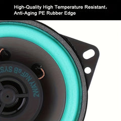 10 16 Cm 100W 2 Way Car HIFI Coaxial Speaker Green