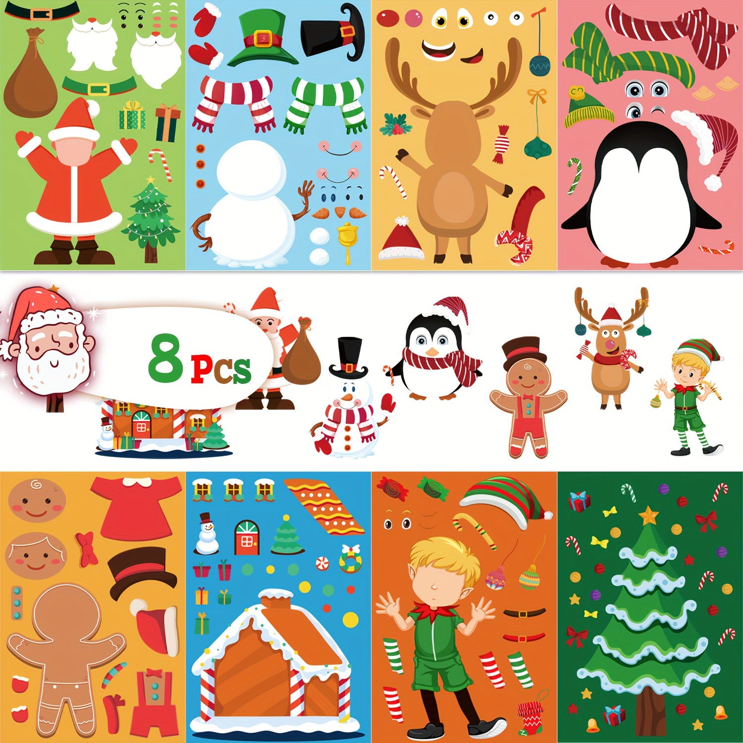 Christmas Party Games Stickers Make Your Own Christmas Stickers