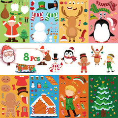 Christmas Party Games Stickers Make Your Own Christmas Stickers
