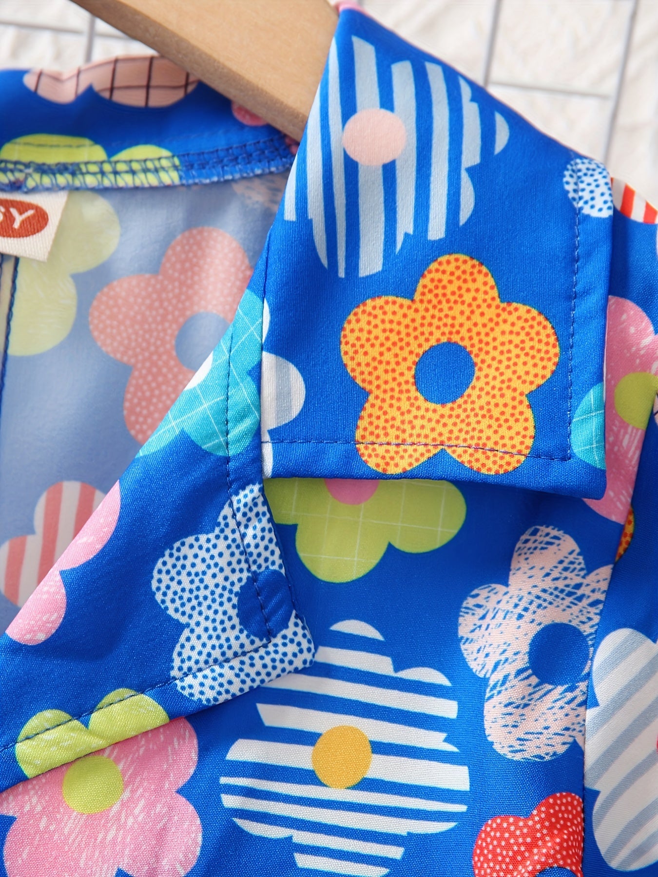 Girls' Floral V Neck Casual Shorts Jumpsuit Kids Spring Summer Fall Romper