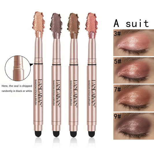 4pcs Eyeshadow Stick Natural Pearly Contouring Eyeshadow Pen