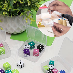 20pcs Small Plastic Boxes Mini Storage Containers Clear Beads Storage Containers