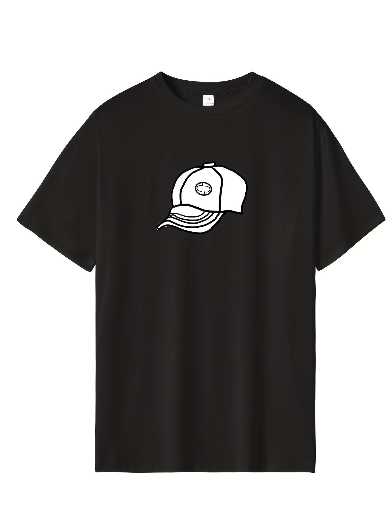 Men's Printed Leisure Sports T shirt Casual Stretch Tee Shirt