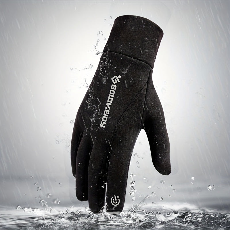 Winter Cycling Gloves Warm Waterproof Touch Screen Ski Gloves
