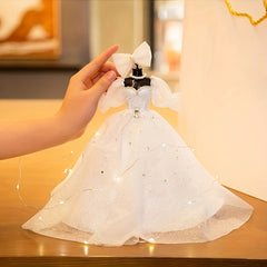Princess Girl Wedding Dress Halloween Christmas Thanksgiving Gift Model