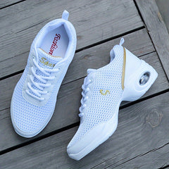 Arch Support Non Slip Wear Resistance Dance Shoes Mesh Breathable Comfortable