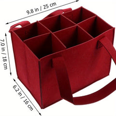 Red Wine Felt Bag Christmas Wedding Wine Storage Bag Gift