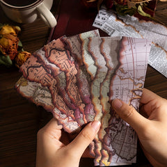 20pcs Renaissance Newspaper Stickers DIY Decorative Journal Scrapbook