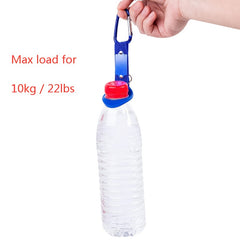 Portable Silicone Water Bottle Buckle Carabiner Backpack Buckle