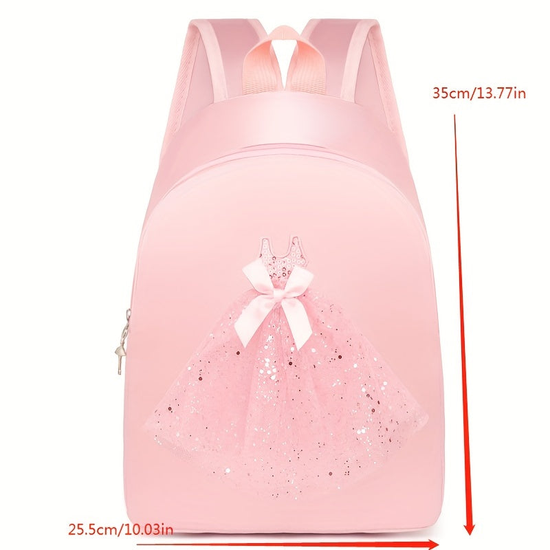 Kids Dance Backpack Ballet Girl School Bag Princess Dance Bag