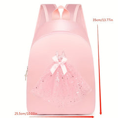 Kids Dance Backpack Ballet Girl School Bag Princess Dance Bag