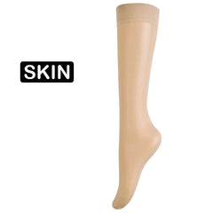 5 Pairs Women's Comfort Sheer Solid Socks Stockings Hosiery